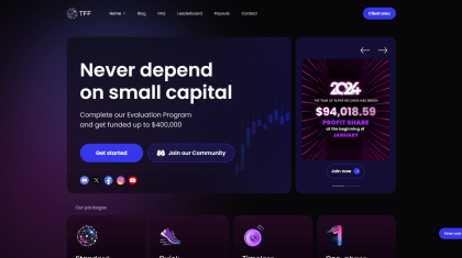 Trueforexfunds website